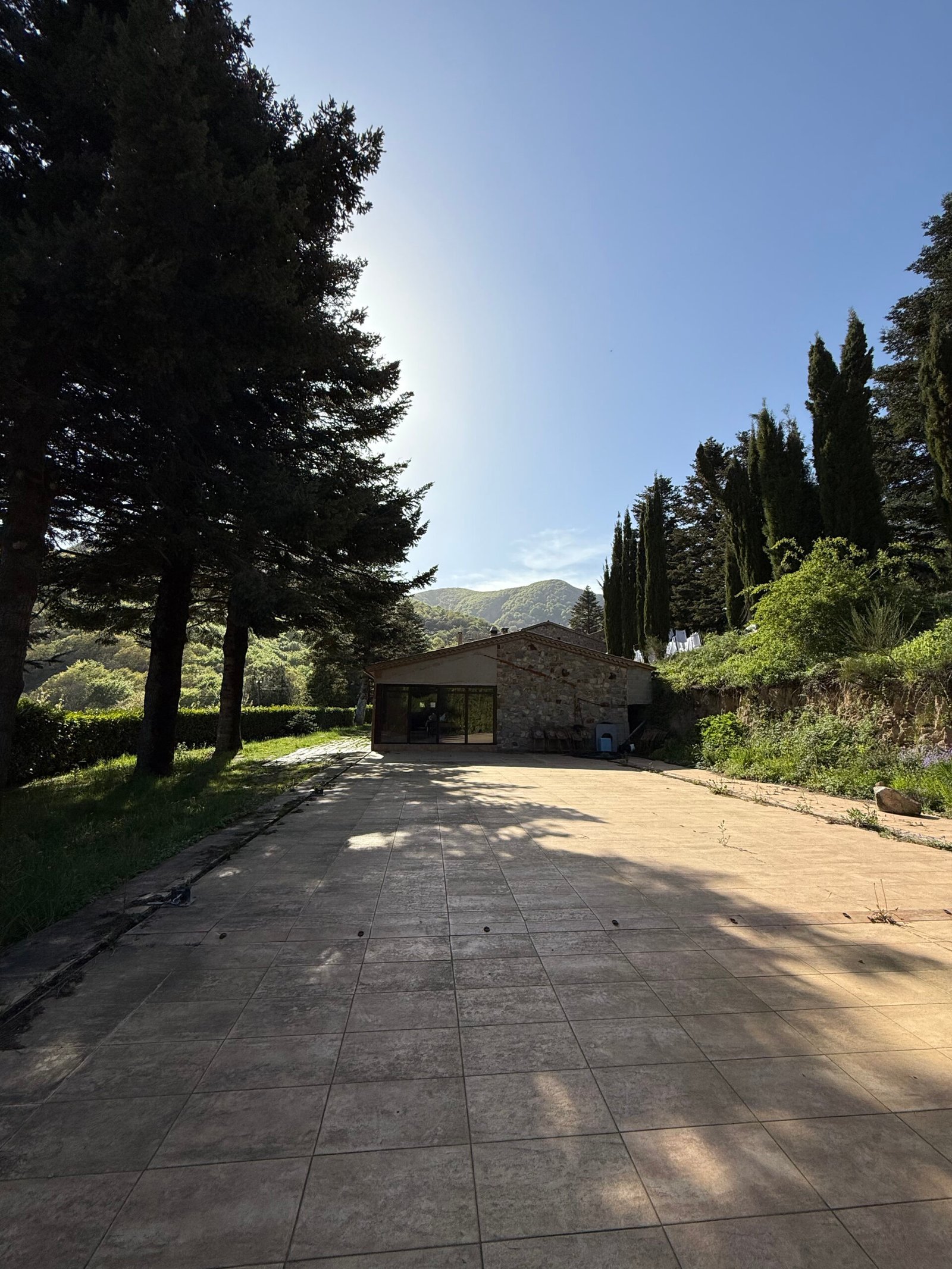 Zona pavimentada exterior